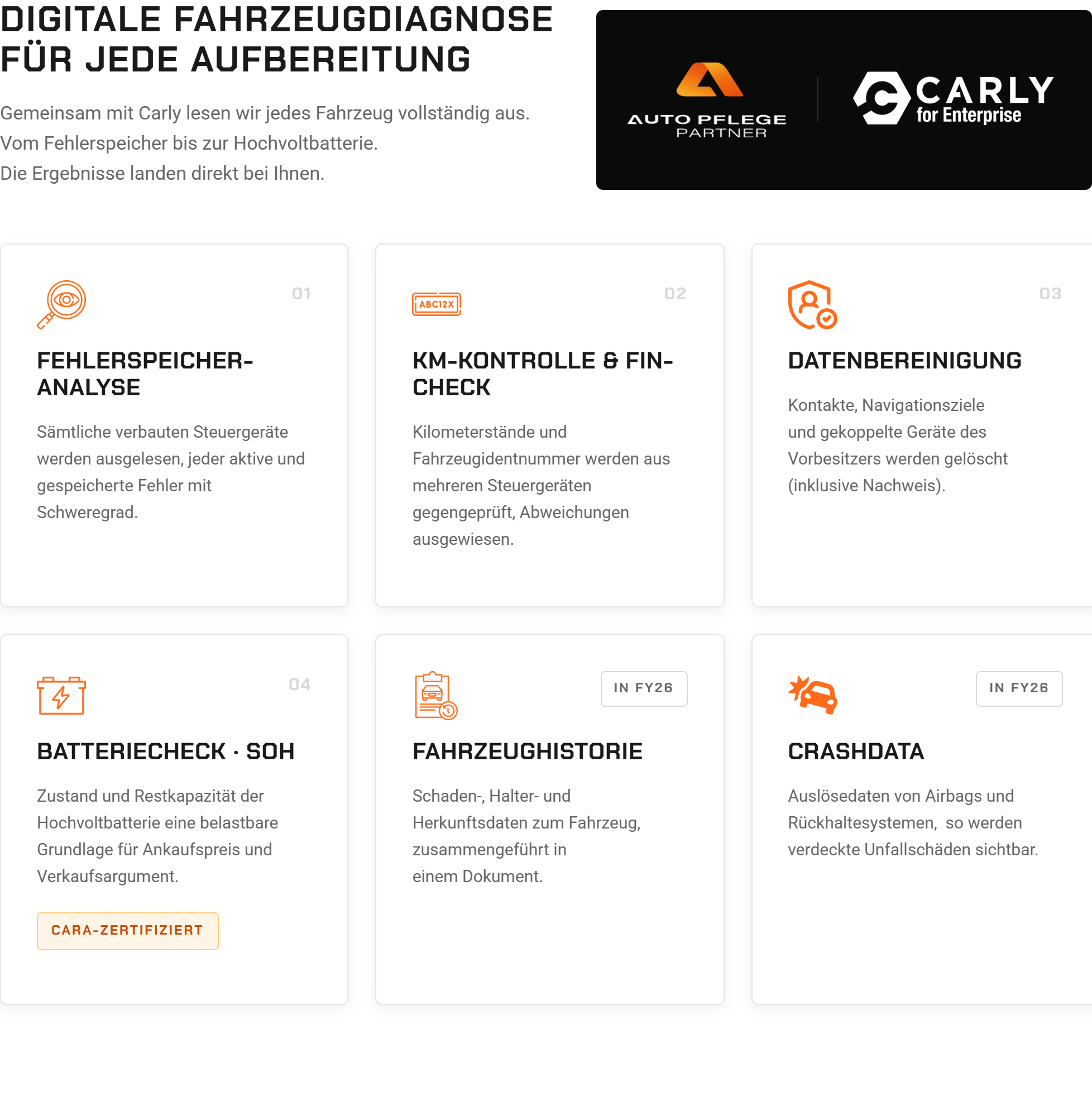 Carly Partnerschaft Section-selection